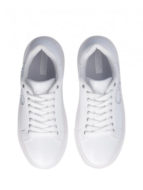 KYLIE 32 Sneakers mit Juwelenlogo Wei&szlig; - Damenschuhe