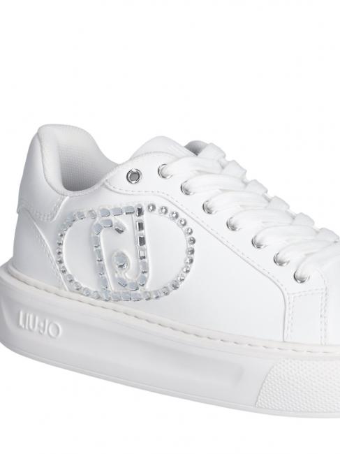 KYLIE 32 Sneakers mit Juwelenlogo Wei&szlig; - Damenschuhe