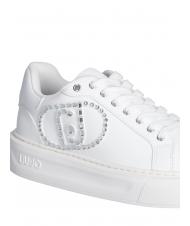 LIUJO KYLIE 32 Sneakers mit Juwelenlogo Wei&szlig; - Damenschuhe - 5