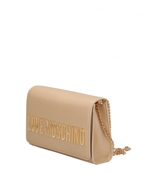 BOLD LOVE Clutch mit Kettenschulterriemen Gold - Damentaschen