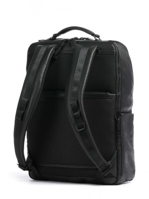HARPER Lederrucksack für 15,6-Zoll-Laptop Schwarz - PC-Rucksäcke