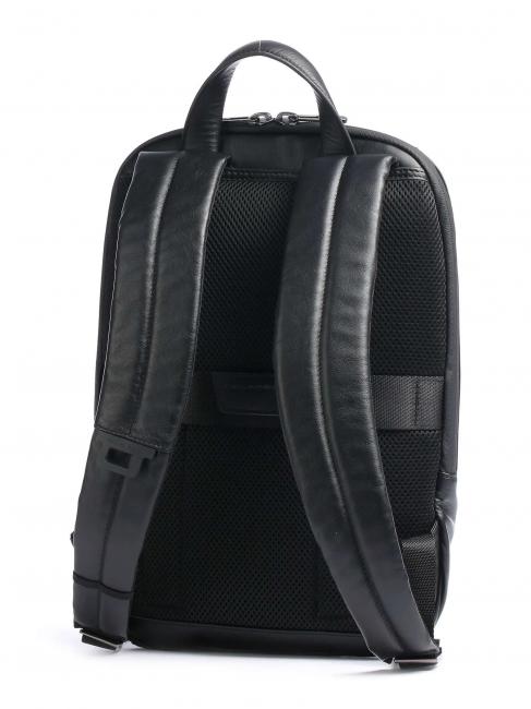 URBAN Laptop-Rucksack 14", aus Leder Schwarz - PC-Rucksäcke