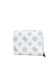 GUESS LAUREL Peony Mini-Geldbörse mit umlaufendem Reißverschluss weißes Logo - Brieftaschen Damen - 3
