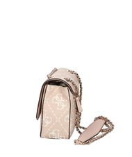 GUESS IZZY 4G Schulter-/Crossbody-Minitasche Sand-Logo - Damentaschen - 4