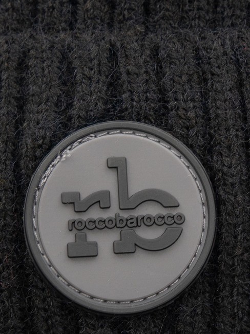 PON PON Kappe mit Manschette Schwarz - Mützen/Hüte