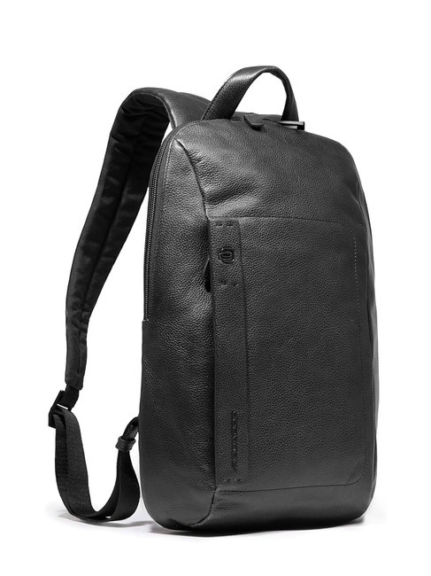 P15 PLUS 14-Zoll-Laptop-Rucksack aus Leder Schwarz - PC-Rucksäcke