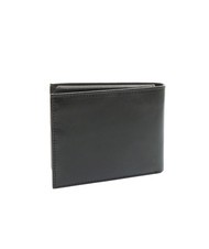 ROCCOBAROCCO PLAIN Lederbrieftasche mit Klappe Schwarz - Brieftaschen Herren - 4