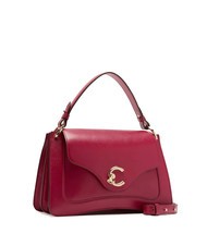COCCINELLE C-ME CALF COCKER Aktentasche aus Leder mit Schultergurt Sangria - Damentaschen - 2