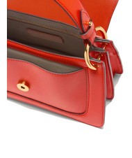 COCCINELLE C-ME CALF COCKER Kleine Ledertasche mit Schultergurt Gazpacho - Damentaschen - 4