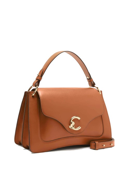 C-ME CALF COCKER Aktentasche aus Leder mit Schultergurt CUIR - Damentaschen