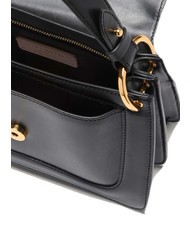 COCCINELLE C-ME CALF COCKER Kleine Ledertasche mit Schultergurt Schwarz - Damentaschen - 5