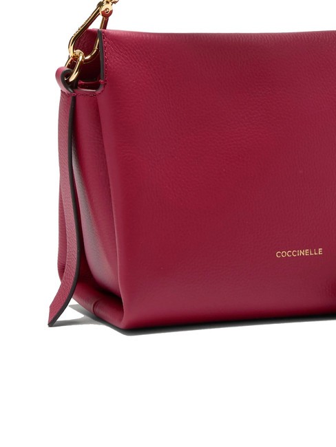 BOHEME Handtasche, mit Schultergurt, aus Leder Sangria/Haut - Damentaschen