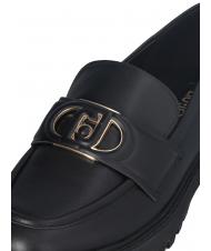 LIUJO CORA 12 Mokassins aus Leder Schwarz - Damenschuhe - 3