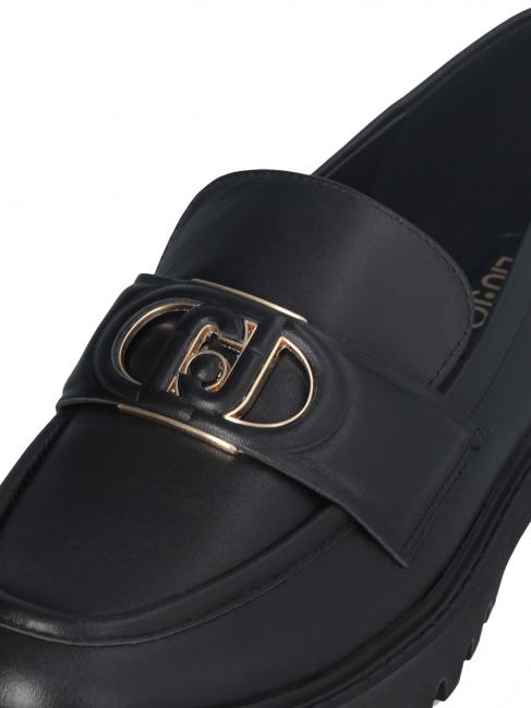 CORA 12 Mokassins aus Leder Schwarz - Damenschuhe