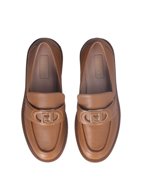 CORA 12 Mokassins aus Leder Nuss - Damenschuhe