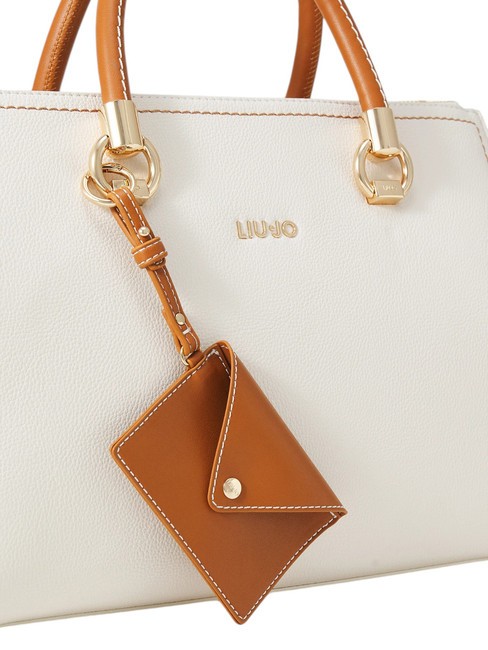 MANHATTAN  Handtasche, mit Schultergurt Sahne/Kleie - Damentaschen