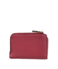 COCCINELLE METALLIC SOFT Kleine Geldb&ouml;rse aus Leder Sangria - Brieftaschen Damen - 3