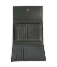 COCCINELLE METALLIC SOFT Bifold-Brieftasche aus geh&auml;mmertem Leder - Brieftaschen Damen