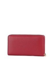 COCCINELLE METALLIC SOFT Geldb&ouml;rse aus strukturiertem Leder mit Rei&szlig;verschluss Sangria - Brieftaschen Damen - 3