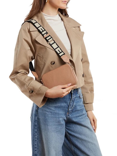 TEBE Schultertasche aus strukturiertem Leder Häute - Damentaschen