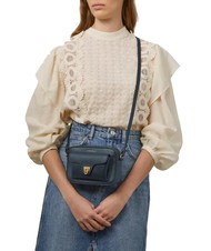 COCCINELLE BEAT SOFT Minitasche aus strukturiertem Leder Mitternachtsblau - Damentaschen - 6