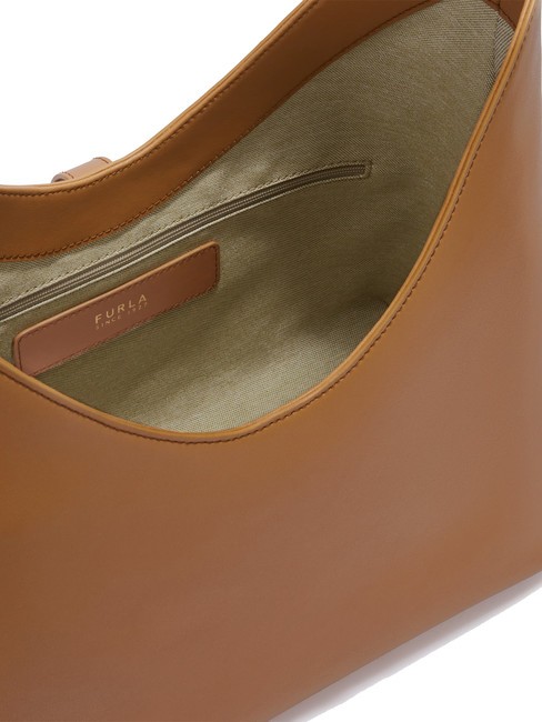 GOCCIA Umh&auml;ngetasche aus Leder Brandy - Damentaschen