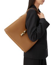 FURLA GOCCIA Umh&auml;ngetasche aus Leder Brandy - Damentaschen - 6