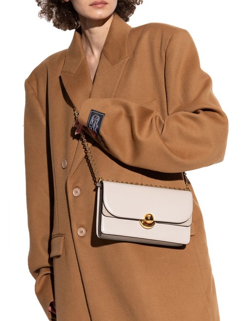 SFERA Umhängetasche, Umhängetasche aus Leder Vanille - Damentaschen