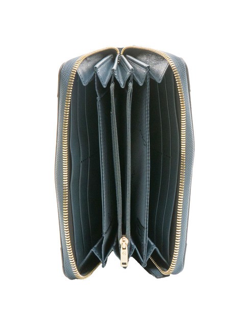 CAMPIONARIO - W99  Ledergeldb&ouml;rse Blau - Brieftaschen Damen