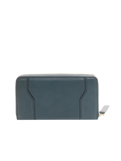 CAMPIONARIO - W99  Ledergeldb&ouml;rse Blau - Brieftaschen Damen