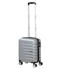 AMERICAN TOURISTER FLASHLINE Untersitzer-Trolley Himmelssilber - Handgepäck - 7