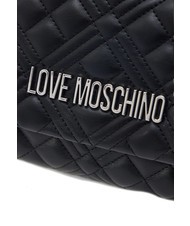 LOVE MOSCHINO QUILTED Kleine Umhängetasche Schwarz Schwarz - Damentaschen - 3