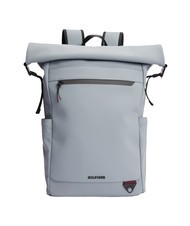 TOMMY HILFIGER TH SEASONAL Rolltop-Rucksack grauer Teer - PC-Rucksäcke - 3