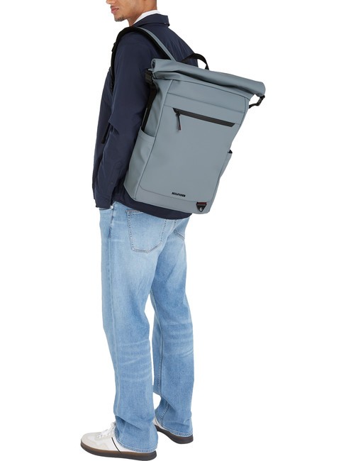 TH SEASONAL Rolltop-Rucksack grauer Teer - PC-Rucksäcke