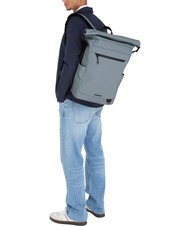 TOMMY HILFIGER TH SEASONAL Rolltop-Rucksack grauer Teer - PC-Rucksäcke - 6