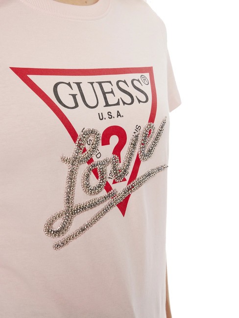 SS CN TRIANGLE LOVE Baumwoll-T-Shirt Zurückhaltendes Rosa - T-Shirts und Tops für Damen