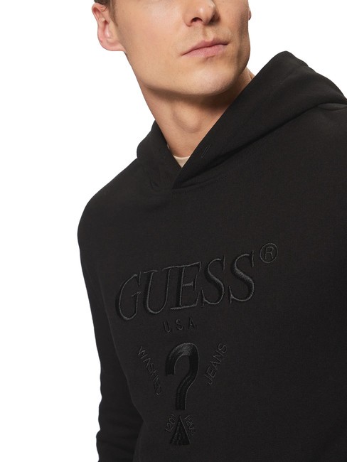 BEAU  Kapuzenpullover jetbla - Sweatshirts Herren