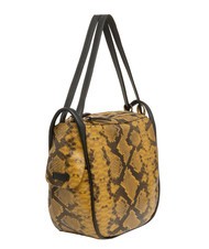 LESAC TRIO Rucksack aus St. Pythonleder braune Python - Damentaschen - 3