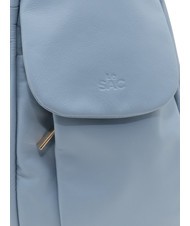 LESAC TRIO Rucksack aus Nappaleder Himmelblau - Damentaschen - 7