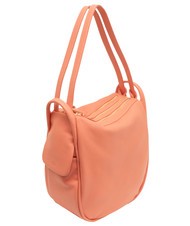 LESAC TRIO  Rucksack aus gehämmertem Leder Lachs - Damentaschen - 4