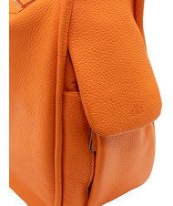 LESAC TRIO  Rucksack aus gehämmertem Leder orange - Damentaschen - 7