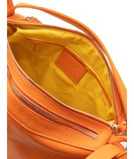 LESAC TRIO  Rucksack aus gehämmertem Leder orange - Damentaschen - 8