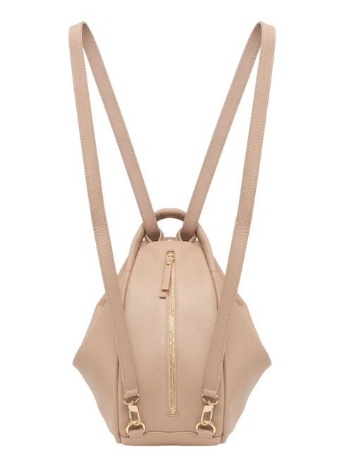 TRIO  Rucksack aus gehämmertem Leder Rose - Damentaschen