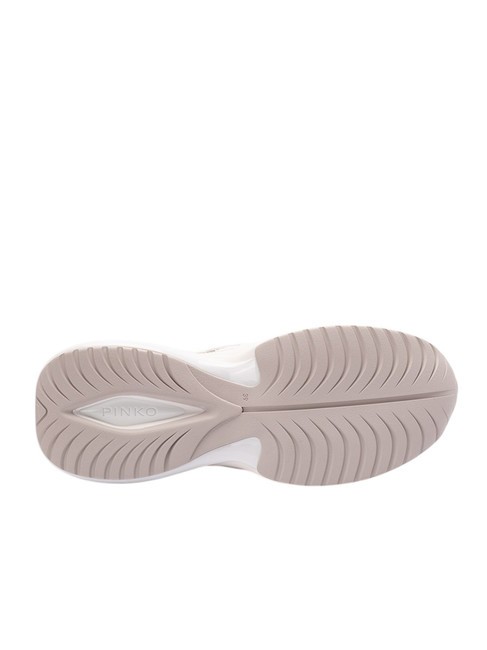 ARIEL Sneakers mit verspiegelten Details weiß/silber - Damenschuhe