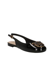 PINKO MAGGY Glänzende Ballerinas mit Slingback schwarze Limousine - Damenschuhe - 3