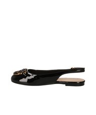 PINKO MAGGY Glänzende Ballerinas mit Slingback schwarze Limousine - Damenschuhe - 4