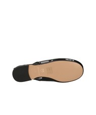 PINKO MAGGY Glänzende Ballerinas mit Slingback schwarze Limousine - Damenschuhe - 7