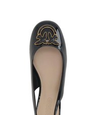 PINKO MAGGY Glänzende Ballerinas mit Slingback schwarze Limousine - Damenschuhe - 6