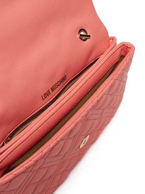 QUILTED Kleine Umhängetasche Koralle - Damentaschen