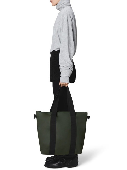 TOTE BAG MINI Wasserdichte Tasche Gr&uuml;ns - Damentaschen